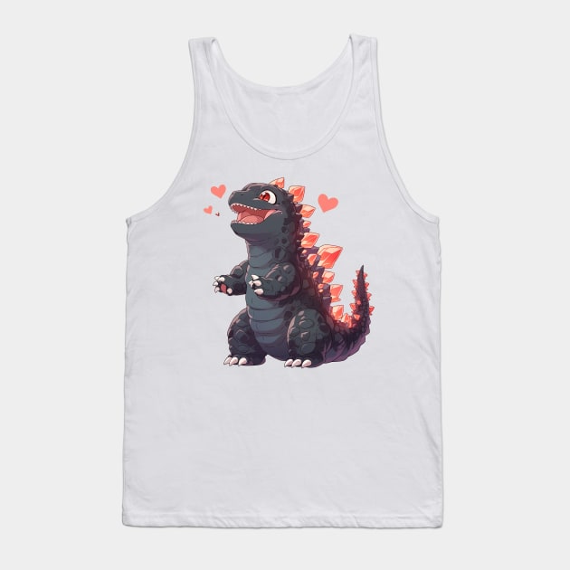 godzilla Tank Top by skatermoment